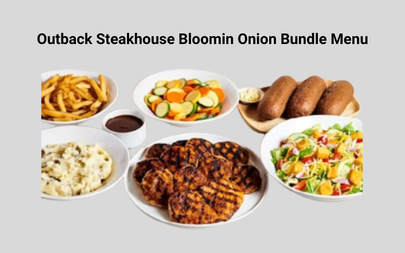 Outback Steakhouse Bloomin Onion Bundle Menu
